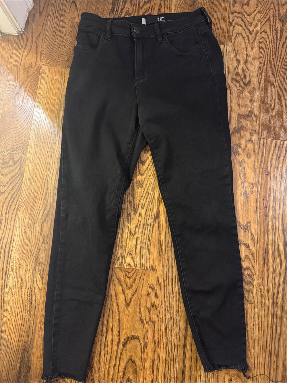 Kut from the Kloth Black High-Rise Skinny Jeans
